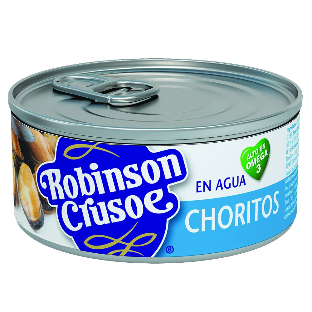 Choritos en Agua Robinson Crusoe ( 3 x 190 G ) 1