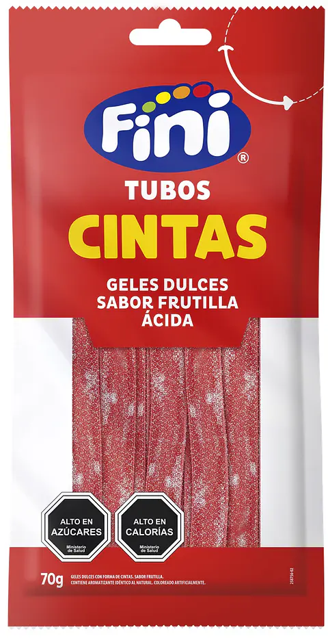 Cintas Frutilla Ácida Fini ( 4 x 70 G )
