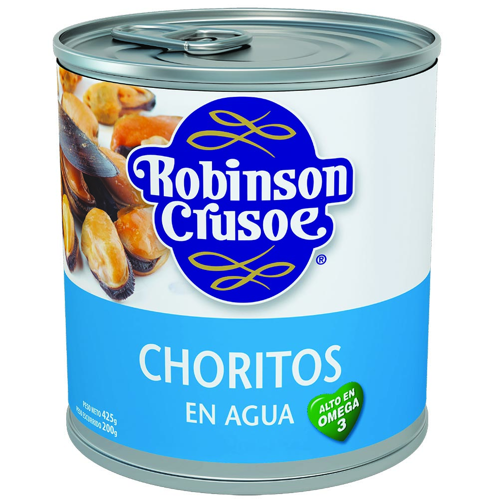 Choritos Robinson Crusoe Agua ( 3 x 425 G ) 1