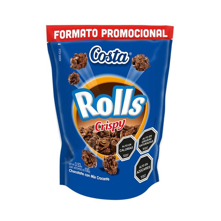 Chocolate Rolls Crispy Costa ( 3 x 100 G ) 1