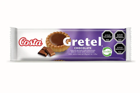Galleta Gretel Chocolate Costa ( 4 x 85 G )