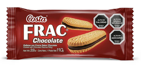Galleta Frac Chocolate Costa ( 4 x 110 G )