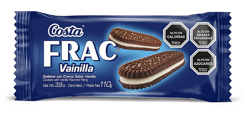 Galleta Frac Vainilla Costa ( 4 x 110 G )