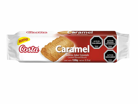 Galleta Caramel Costa ( 4 x 150 G )