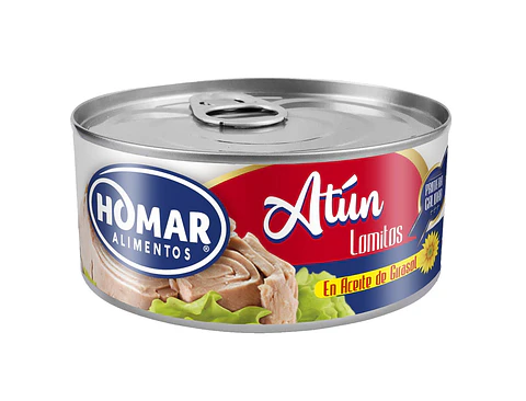 Atún Lomitos Aceite Homar ( 3 x 140 G )