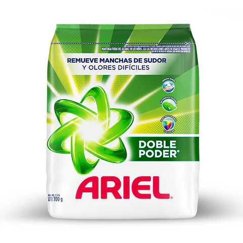 Detergente en Polvo Ariel Regular ( 2 x 700 G )