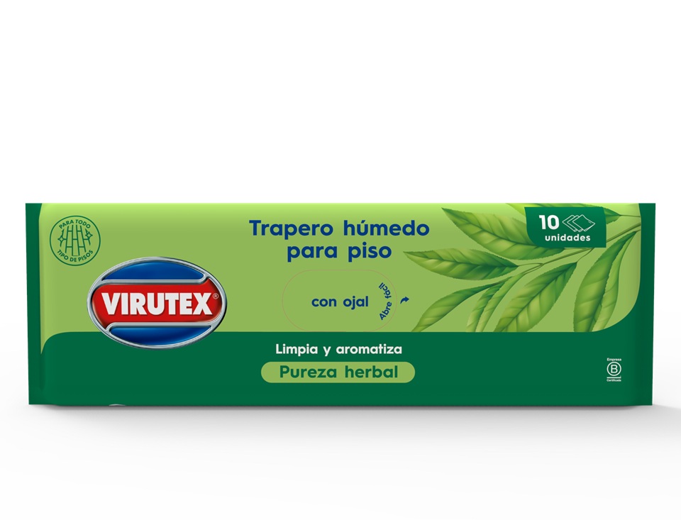 Trapero Húmedo Pureza Herbal Virutex ( 3 UD )