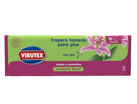Trapero Húmedo Armonía Floral Virutex ( 3 UD )