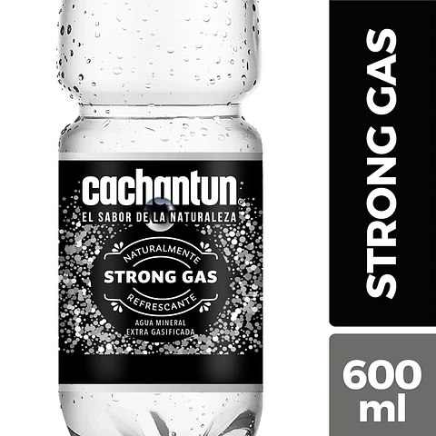 Agua Mineral Strong Gas Cachantun ( 12 x 600 ML )