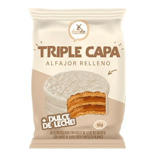Alfajor Triple Capa Blanco Dulcedía ( 6 x 60 G )