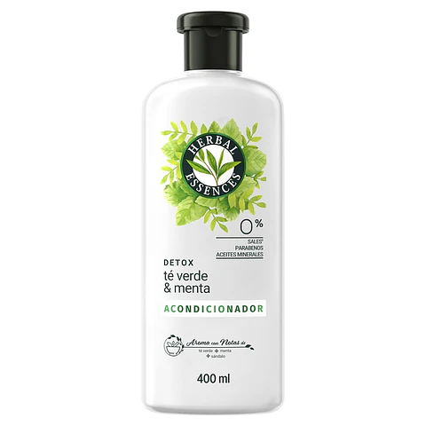 Acondicionador Herbal Essences Té Verde y Menta ( 2 x 400 ML )
