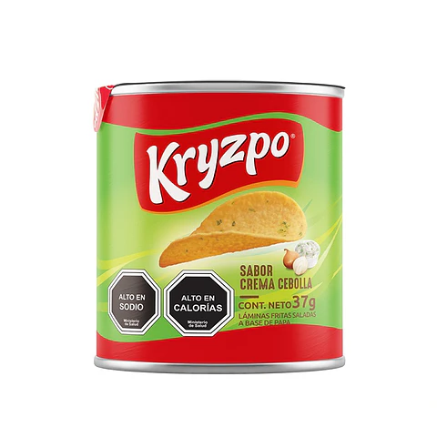 Papas Fritas Kryzpo Crema Cebolla ( 6 x 37 G )