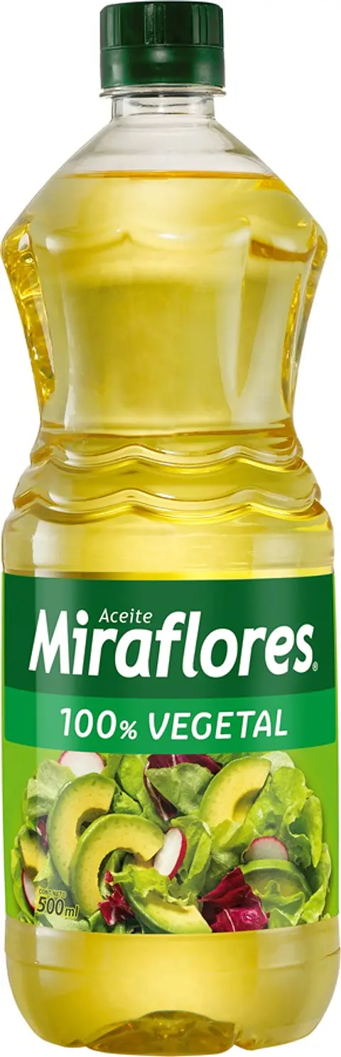 Aceite Vegetal Miraflores ( 3 x 500 ML )