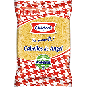Fideos Cabello Angel Corto 1 Carozzi ( 5 x 400 G )
