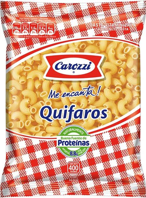 Fideos Quifaro 36 Carozzi ( 5 x 400 G )