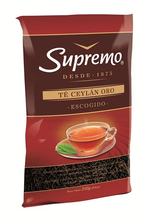Té Supremo Oro en Hojas ( 4 x 250 G )
