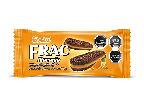 Galleta Frac Naranja Costa ( 4 x 110 G )