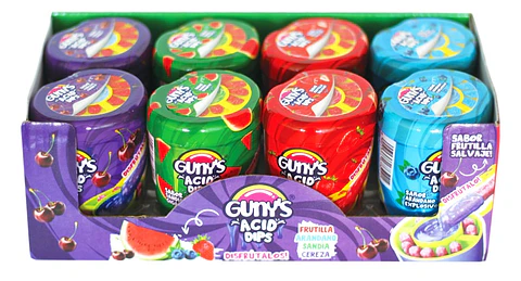 Gunys Acid Dips ( 8 x 96 G )