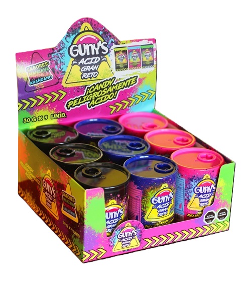 Gunys Acid Gran Reto ( 9 x 30 G ) 1