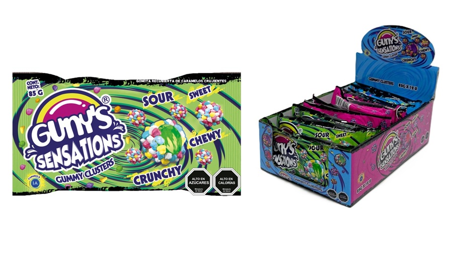 Gunys Acid Sensations ( 12 x 85 G ) 1