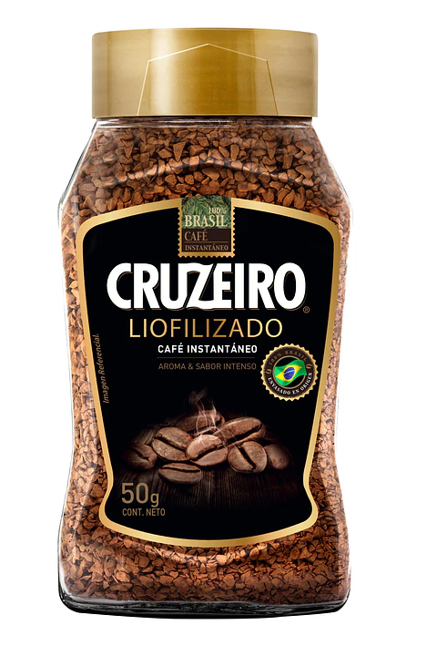 Café Liofilizado Frasco Cruzeiro ( 3 x 50 G )