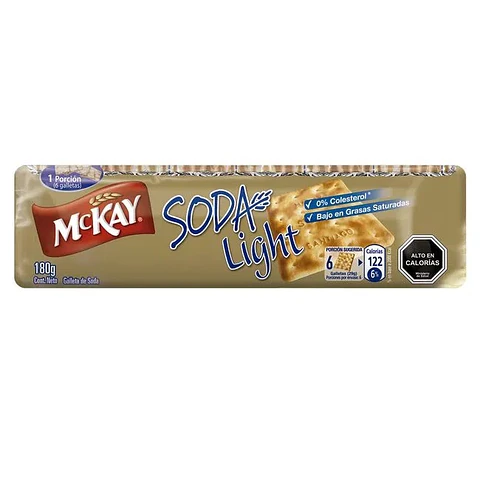 Galleta Soda Light Mckay ( 4 x 180 G )