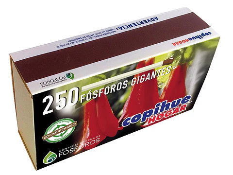 Fósforos Copihue Hogar ( 10 UD )