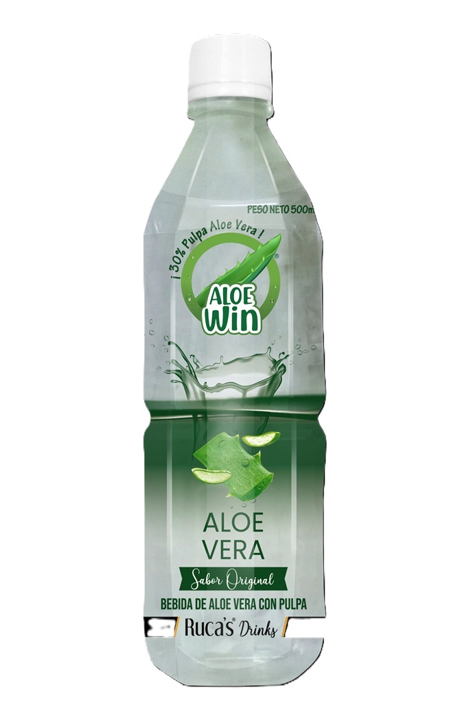 Jugo Aloe Vera Aloe Win Original ( 6 x 500 ML ) 1