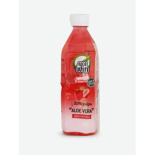 Jugo Aloe Vera Aloe Win Frutilla ( 6 x 500 ML )