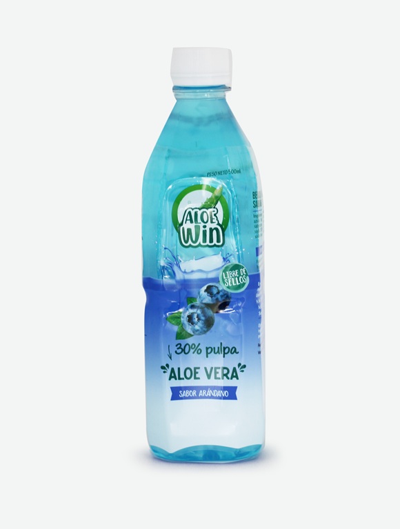 Jugo Aloe Vera Aloe Win Arándano ( 6 x 500 ML ) 1