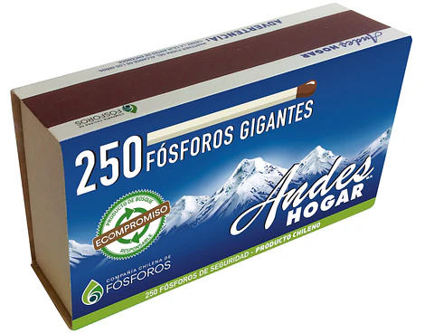Fósforos Andes Hogar ( 10 UD )
