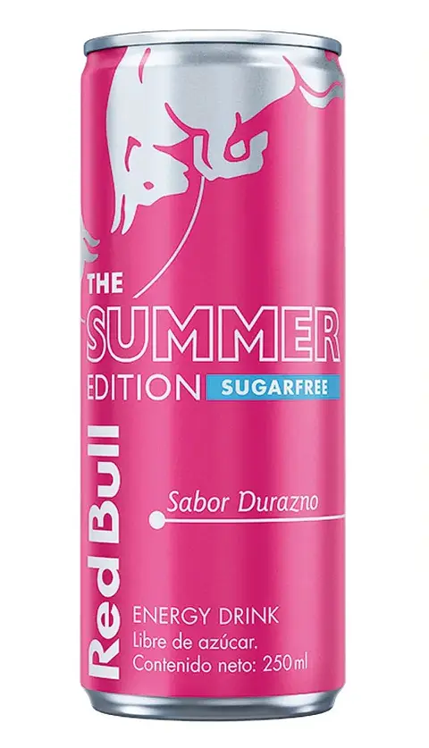 Bebida Energética Red Bull Durazno ( 6 x 250 ML )