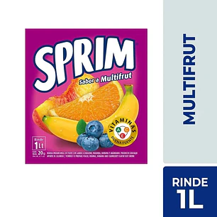 Jugo en Polvo Sprim Multifrut ( 10 UD )