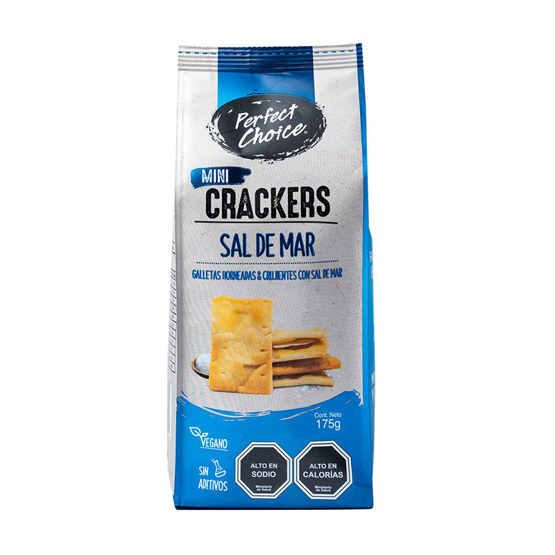 Galletas Crackers Perfect Choice Sal de Mar ( 175 G )