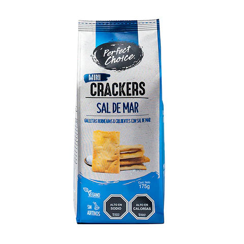 Galletas Crackers Perfect Choice Sal de Mar ( 175 G )