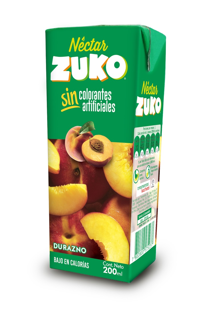 Néctar Zuko Durazno ( 6 x 200 ML ) 1