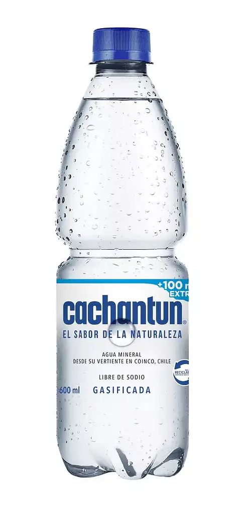 Agua Mineral con Gas Cachantun ( 12 x 600 ML )