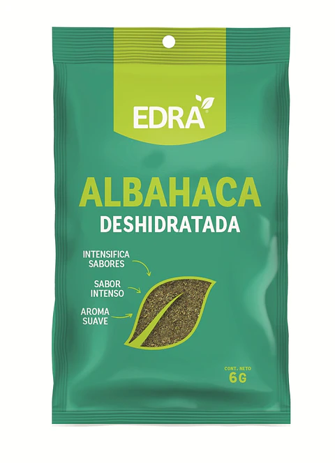 Albahaca Molida Edra ( 5 x 6 G )