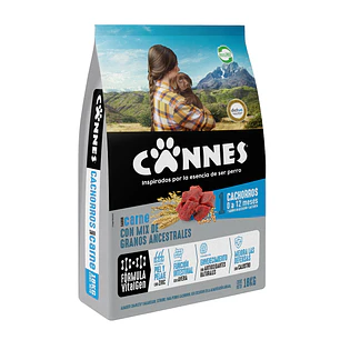 Alimento Perro Cachorro Carne y Cereal Cannes ( 18 KG )