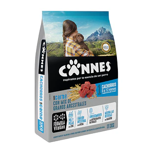 Alimento Perro Cachorro Carne y Cereal Cannes ( 3 KG )