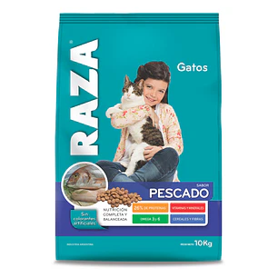 Alimento Gato Adulto Pescado Raza ( 10 KG )
