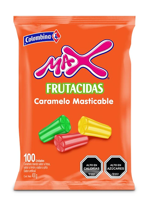 Masticables Max Frutacida Colombina ( 430 G )
