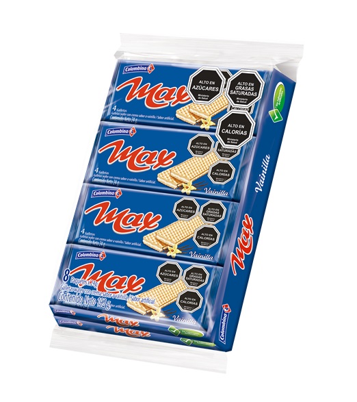 Galletas Oblea Max Vainilla Colombina ( 192 G ) 1