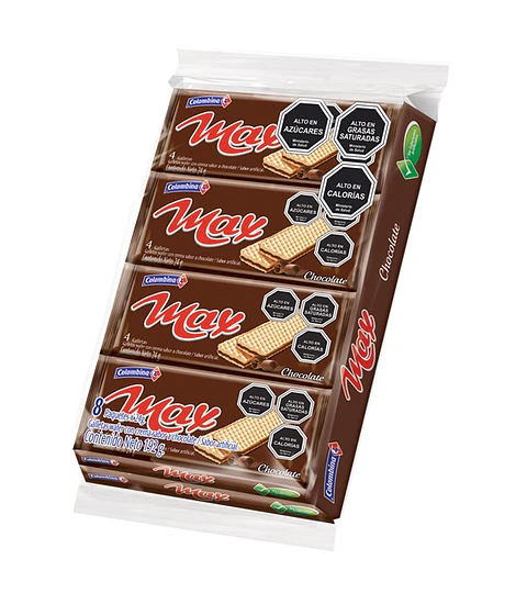 Galletas Oblea Max Chocolate Colombina ( 192 G )