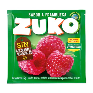 Jugo en Polvo Zuko Frambuesa ( 10 UD )
