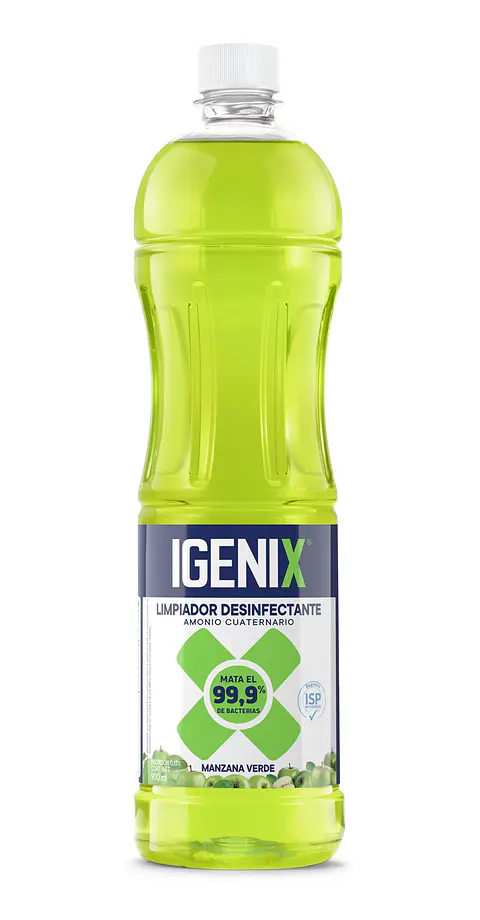 Limpiador Desinfectante Igenix Manzana Verde ( 2 x 900 ML )