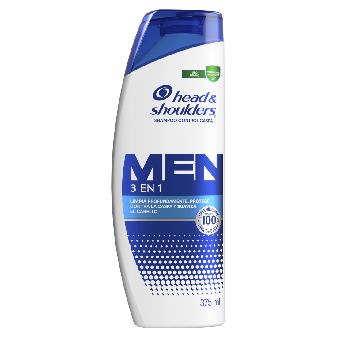 Shampoo Head & Shoulders Men 3 en 1 ( 2 x 375 ML ) 1
