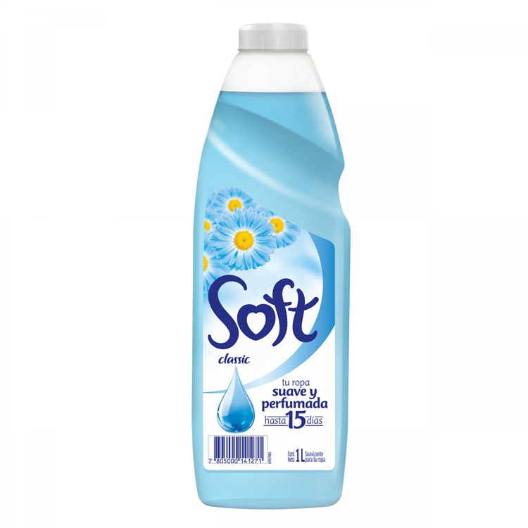 Suavizante de Ropa Soft Clásico ( 3 x 1 LT ) 1