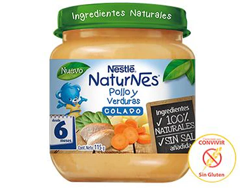 Colados Nestlé Pollo Verduras ( 6 x 115 G )