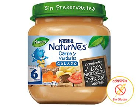 Colados Nestlé Carne Verduras ( 6 x 115 G )